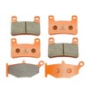 LE LEFOSSI Front Rear Carbon Fiber Brake Pads for Compatible