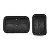 2pcs Accelerator Pedal Brake Footrest Pad Aluminum Alloy Replacement for