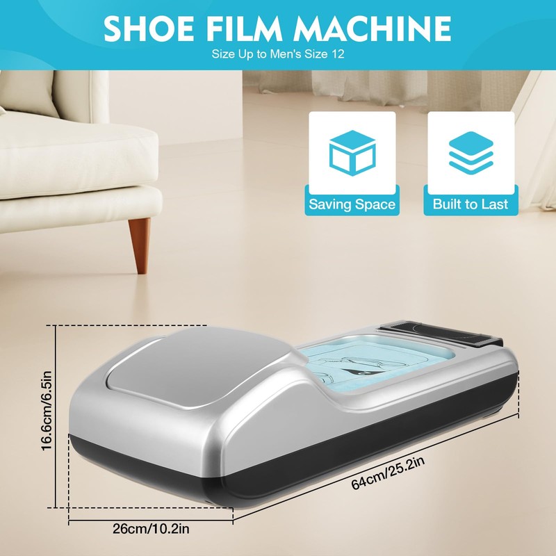 Automatic Shoe Cover Dispenser, 1200 Times Shoe Covers Machine, Shoe