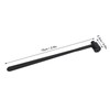 5 Pieces Plum Blossom Dermal Hammer Single End Black ABS