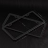 Deselen License Plate Frame, Metal Thin Stainless Steel with 2