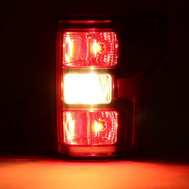 KUAFU Rear Right Tail Light W/Bulbs Compatible with 2018-2020 Ford