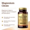 Solgar - Magnesium Citrate, 120 Tablets, Supports Nerve and Muscle