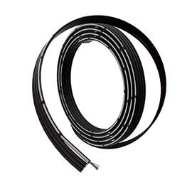 BNTECHGO 22 Gauge Silicone Ribbon Cable Flexible 4P Black 10 ft Flat Cable 22 AWG Stranded Tinned Copper Wire