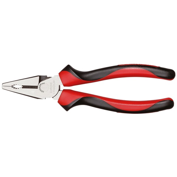 GEDORE red Combination pliers for cutting/holding/twisting, Flat and round material, Length 200 mm, R28302200