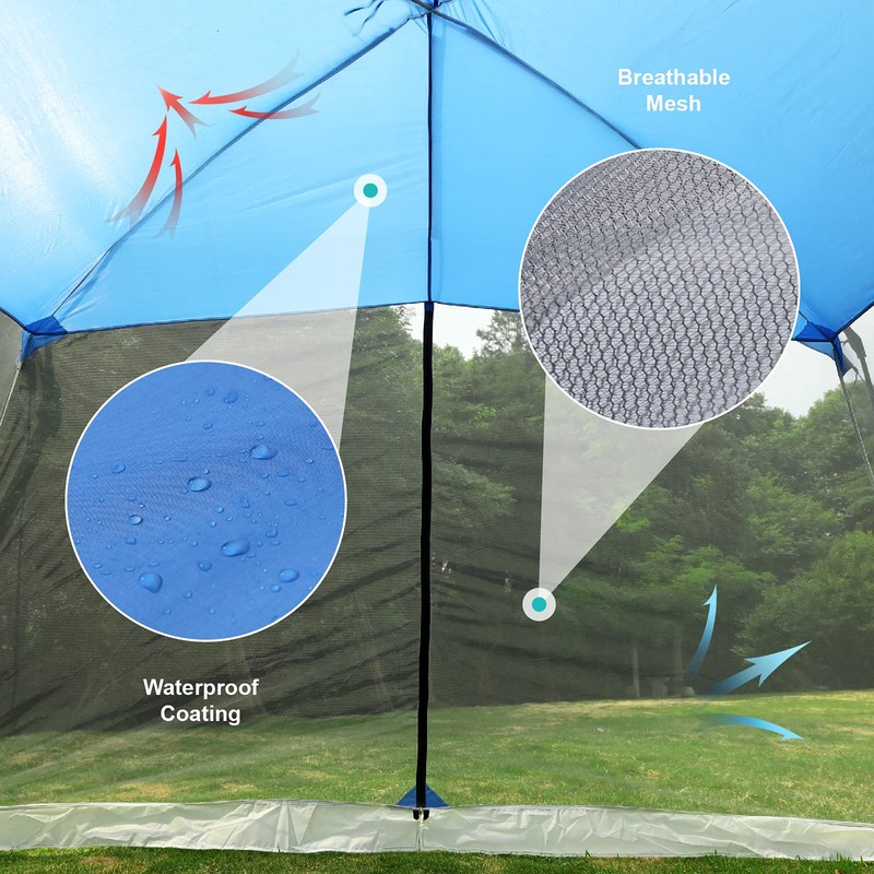 LET'S CAMP Screen House Tent 13"X 9",Netted Canopy Mesh Tents