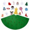 ANCLLO DIY Three-dimensional Christmas Tree, Upgraded Felt Christmas Tree with