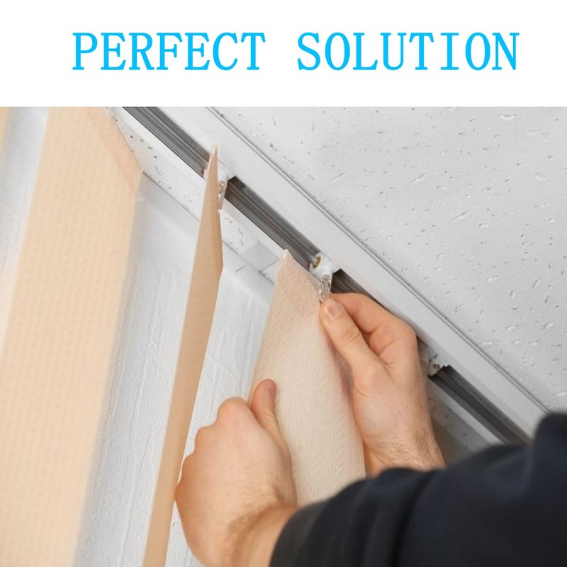 30 Sets (60 Pcs) Vertical Blinds Replacement Slats Panels, Vertical