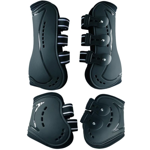 Merauno® Gaiters & Fetlock Caps, Set of 4 Gaiters, Horse