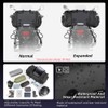 Rhinowalk Motorcycle Saddle Bag Motorbike Tail Bag Waterproof Expandable Pannier
