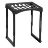 Merangue Extendable Locker Shelf, Collapsible Legs, 11.5" L x 9.5"