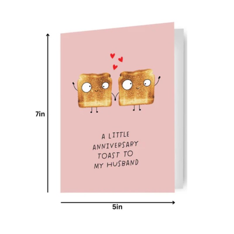 KATE SMITH Happy Anniversary Husband Occasion Card