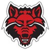 Arkansas State Indians Decal (Wolf Decal (3",4",6",12"), 4 in)