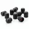 Fernline Tyre Valve Caps – 10 Pack Black Stem Covers