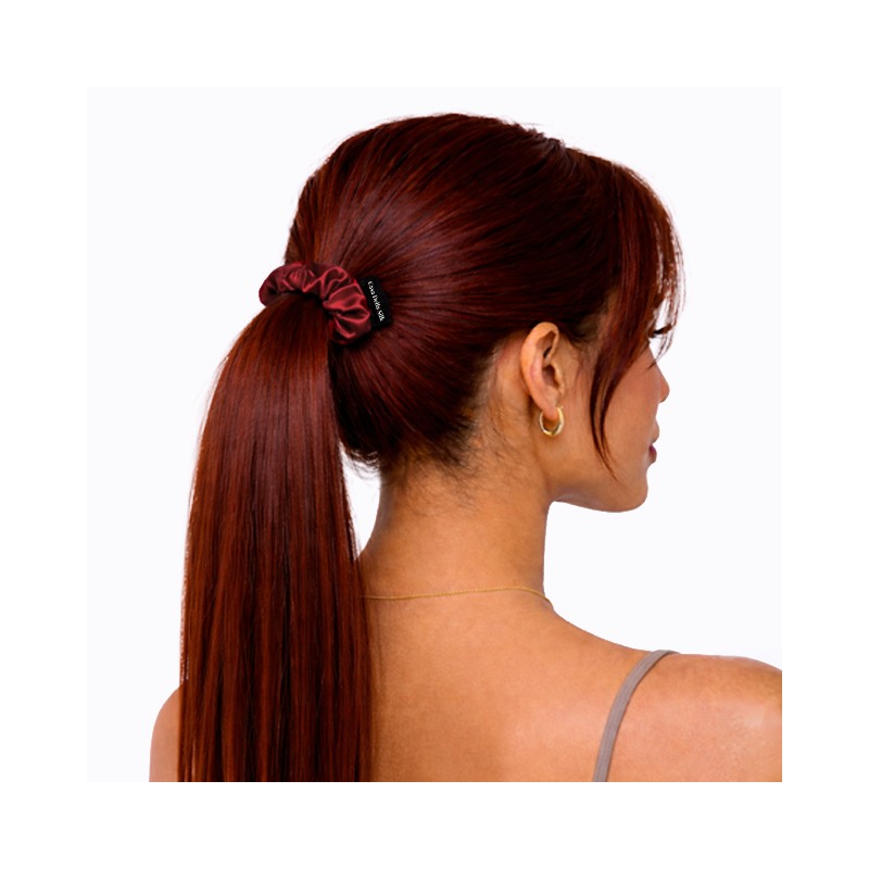 Casa Della Silk Petite Mulberry Silk Scrunchies x6 – Small