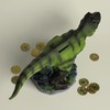 Gaolinci T-Rex Piggy Bank, Coin Bank, Change Bank, Decorative Dinosaur