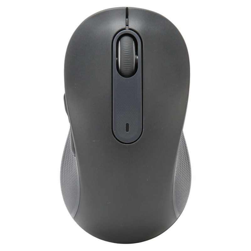 Wireless Mouse Black BT Or USB Receiver Silent Click Adjustable