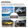 Sidaqi 1PCS Red LED Emergency Strobe Light Bar 12-24V 12