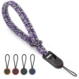 Sunya Kamera Handschlaufe mit Schnellverschluss. Verstellbarer Kameragurt für verschiedene Handgelenke, Ultraleichtes Gewicht Paracord Band Handgelenkschlaufe für DSLR