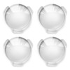 Biconvex Lens Set, Pop-Tech Glass Lens Bi-Convex 34mm Diameter 45mm