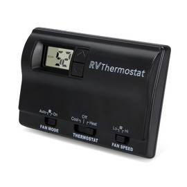 Upgrade 83303862 RV Thermostat Heat/Cool, Wall Digital Thermostat Replacement for Heat/Cool T-Stat Compatible with Cole-man with Detailed Wiring Instructions