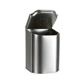 Brushed Metal Storage Tin, Secure Flip Top lid, Unique Wedding Favor, Customized Holiday Gift, Loose Leaf or Bagged Teas, Lightweight, Sturdy, 600 ML : Set of 6