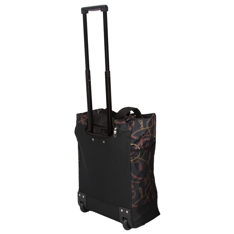 New York XPress Chains Shopping Tote Bag with Wheels