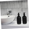 ULTECHNOVO 2Pcs Refillable Shampoo Dispenser Bottles Matte Plastic Hand Soap