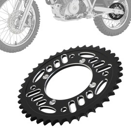 IUVWISN Motorcycle 428 41T Rear Chain Sprocket 76mm CNC for CRF XR SSR Apollo RFZ TaoTao 50 70 90 110 125 140 150 160 170 Chinese Pit Dirt Bike Black