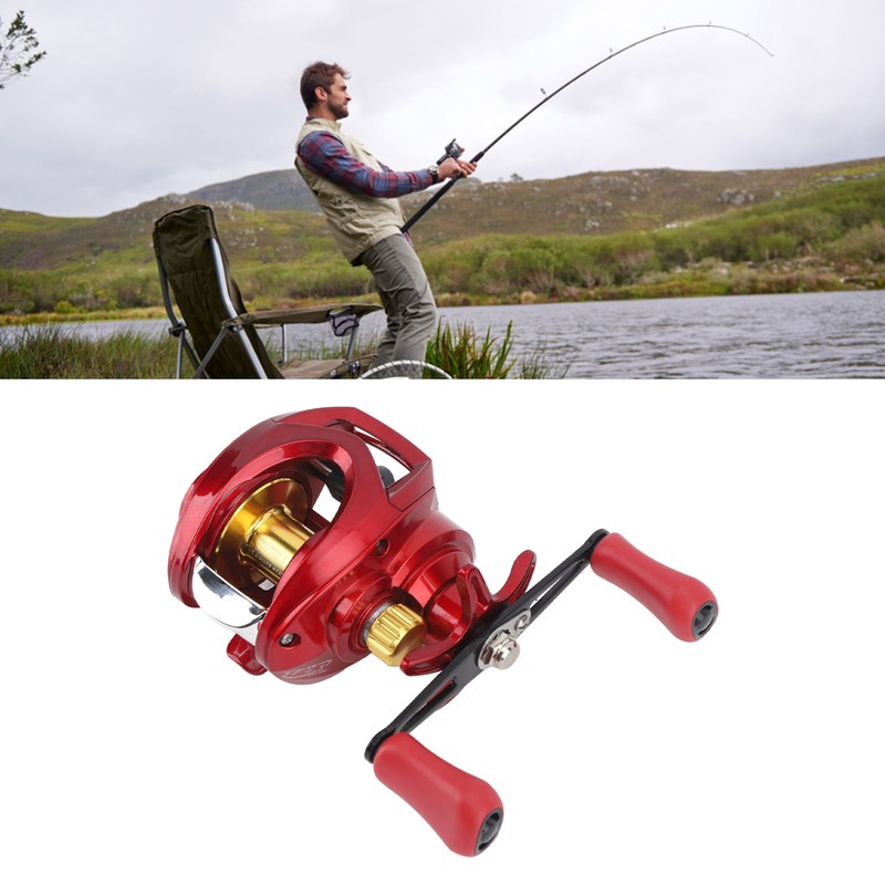 Baitcasting Wheel Smoothly Casting Retrieving Metal Fishing Reel for Sea