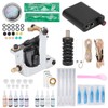 Coil Tattoo Machine Kit Clip Cord Foot Pedal Power Supply