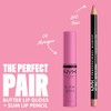 NYX PROFESSIONAL MAKEUP - Brillo de labios no pegajoso, merengue