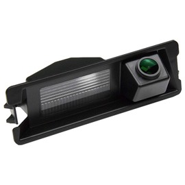 HD 1280 x 720p Colour Camera Waterproof Reversing Camera Number Plate Lighting Camera Car Reversing System with Parking Aid Night Vision for Nissan March Renault Logan Sandero Dacia Sander Stepway