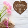 Sorry You're Leaving Hanging Wooden Heart Sign Plaque Work Colleague