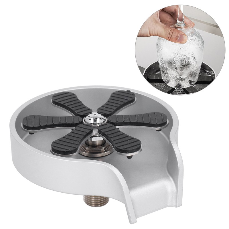 Glass Rinser for Kitchen Sink Non Slip Base Pad Six
