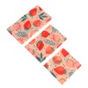 Mobestech 3pcs Beeswax Food Wraps Organic Cotton Food Preservation Cloths
