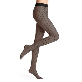 FALKE Women's Tights, Black 3009, L