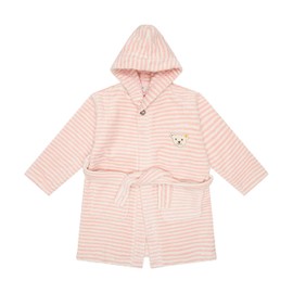 Steiff Unisex Kinder Basic Bademantel, SILVER PINK, 116 EU