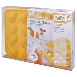 Birkmann 251793 CakePop Baker Ei, 20-fach,Ovale Formen, Silikon