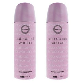*PACK OF 2* ARMAF Club De Nuit for Women 6.8 oz 200 ml Perfume Body Spray NEW