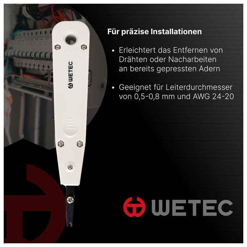 WETEC LSA-Plus Insertion Tool, Pull-Out Hook & Release Blade, for