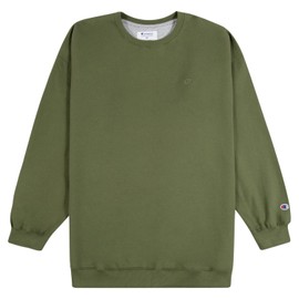Champion Big and Tall Sweatshirts for Men – Men Crewneck Sweatshirt Big and Tall Olive