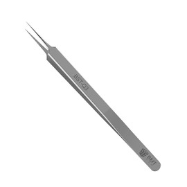 Stainless Steel Tweezers, High Precision Superfine Fingerprint Tweezers, Extra Fine Laboratory Tweezers with Curved Tip, Industrial Tweezers for Installation and Maintenance (Q3)