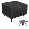 Agustone - Funda de mesa de patio cuadrado de 38