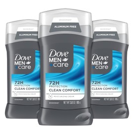 Dove Men+Care Deodorant Stick, Clean Comfort, 3 oz ( Pack of 2 )