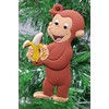 George The Monkey with Banana Ornament