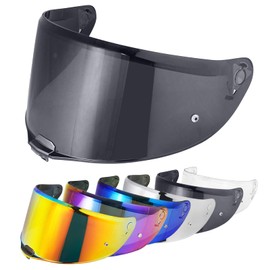 VCOROS Motorcycle Helmet Visor, Helmet Visor for FF811/Vector II/Citation II, Motorcycle Wind Protection Helmet Lens Visor, Full Face Helmet Lens Visor, Motorcycle Helmet Accessory (Black)