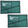 DraCra 2 Pack Wrench Roll Up Pouch Wrench Set Roll