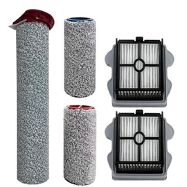 5 Piece Accessory Set for Roborock Dyad Pro/Dyad Pro Combo, 3 Brush Rollers, 2 HEPA Filters