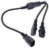 YCYUYUFUNS IEC y Cable IEC320 C14 to 2 x C13